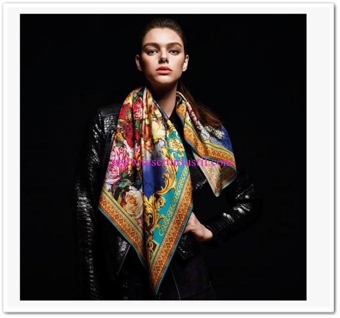 Pierre Cardin 2016 modası ipek eşarplar