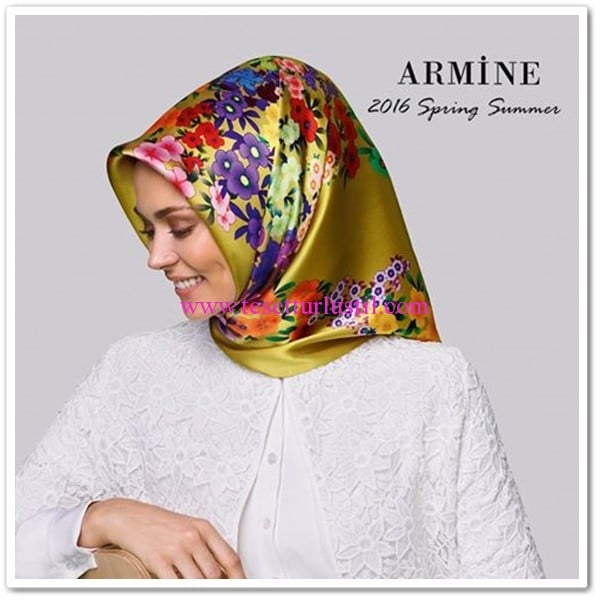 Armine 2016 ilkbahar-yaz eşarp koleksiyonu